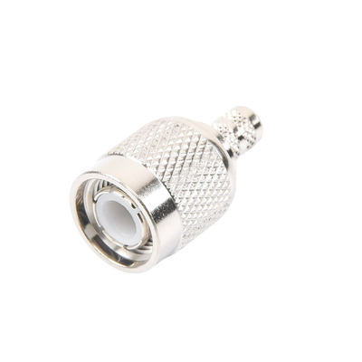 Conector TNC Macho de Anillo Plegable para Cables LMR-240, RG-8/X, 9258, Niquel/Oro/Delrin.