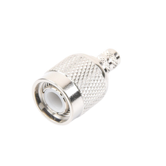 Conector TNC Macho de Anillo Plegable para Cables LMR-240, RG-8/X, 9258, Niquel/Oro/Delrin.