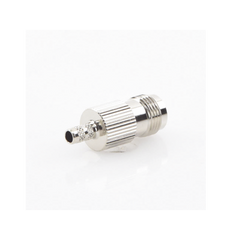 Conector TNC Hembra de Anillo Plegable para Cables RG-58/U, RG-142/U, Niquel /Oro /Delrin.