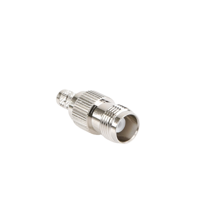 Conector TNC Hembra de Anillo Plegable para Cables RG-8/X, LMR-240, Grupo X, Níquel/ Oro/ Delrin.