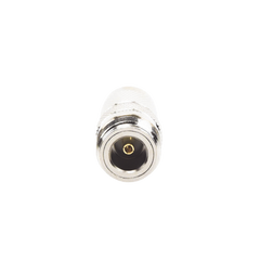 Adaptador en Línea de Conector TNC Macho a N Hembra, Níquel/ Oro/ Teflón.