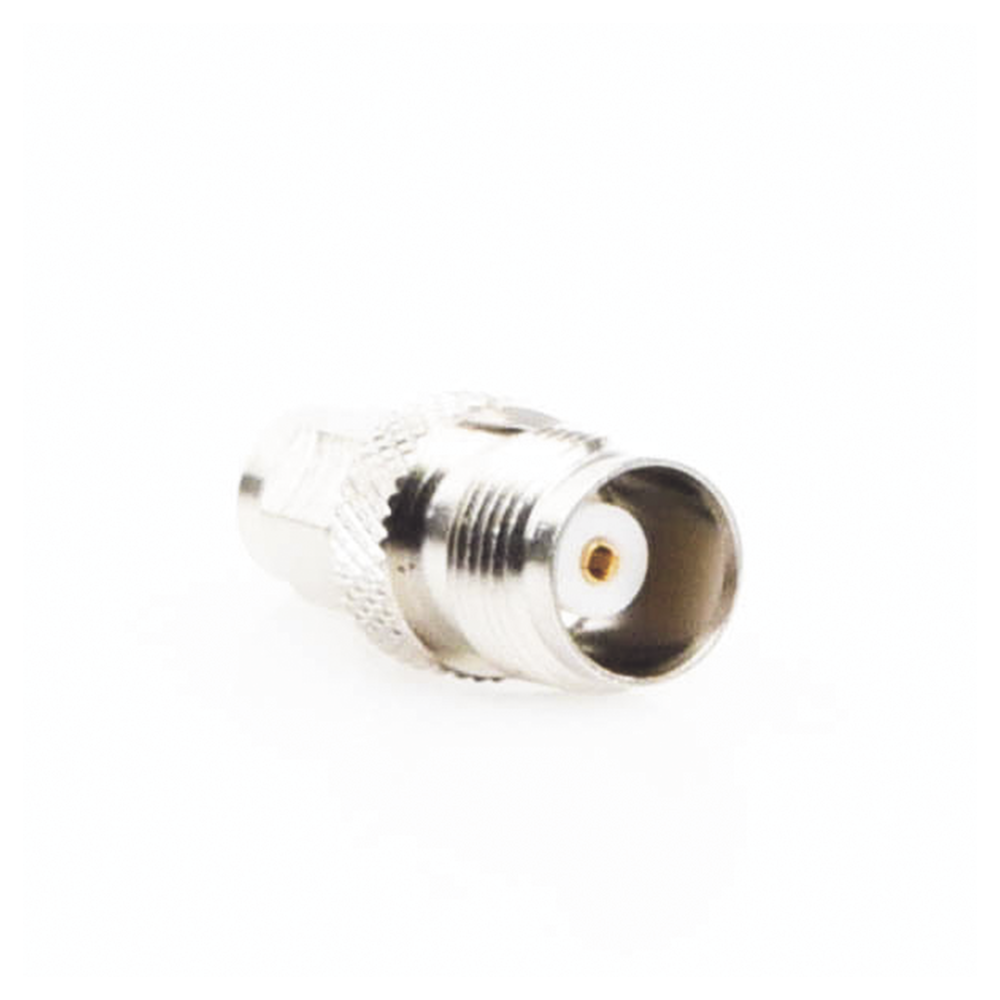 Adaptador en Línea de Conector TNC Hembra a SMA Macho, Níquel/ Oro/ Teflón..
