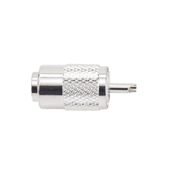 Conector UHF Macho (PL-259) para Cables RG-8/U, RG-8U-SYS, 8237, 8267, 8268, 9913, CTN-400, 7810, 8214, 7810A, RFLASH-1113, LMR-400, Plata )/ Plata/ Teflón.