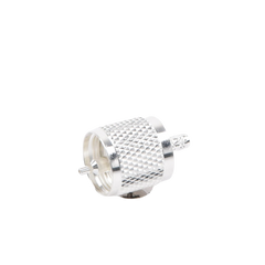 Conector UHF Macho (PL-259) de anillo plegable para cables RG-58/U, RG-142/U.