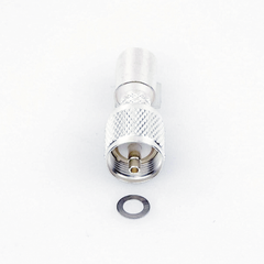 Conector UHF macho (PL-259) de anillo plegable para RG-8, BELDEN 8237, RG-213/U, 8267.