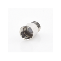 Conector UHF Hembra (SO-239) en Línea de Rosca para RG-8/U, 9913, LMR-400, Níquel/ Plata/ Teflón.