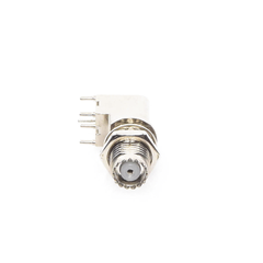 Conector Mini UHF Hembra para Montaje en PCB, Estaño/ Estaño/ Polipropileno.
