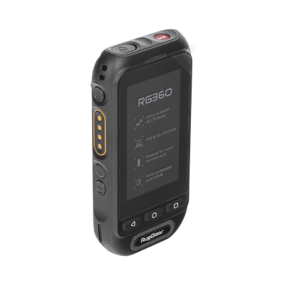 RugGear Radio PoC LTE, IP68 Resistente al Agua, Pantalla Táctil 3", Compatible con NXRadio y TASSTA