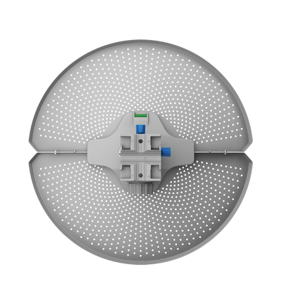 Radio Integrado 23 dBi Puerto Gigabit, Modo AP/CPE en PtP o CPE en Multipunto, Hasta 867 Mbps, Botón de Auto-Emparejamiento para distribuciones de Enlaces Inalámbricos WISP y CCTV, Administración en la Nube