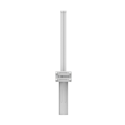 Antena Omnidireccional de 360° AirMetro con 13 dBi en Banda 5Ghz (5150-5850 Mhz) Slant 90° Compatibilidad Multi-Marca para enlaces Multipunto, Conectores SMA Hembra Inverso.