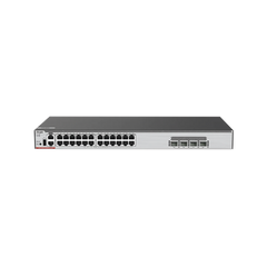 Switch Core PoE 802.3bt 370W Capa 3 Multi-Gigabit 24 puertos 5Gb/2.5Gb/1Gb/100M, 4 puertos fibra SFP28 25Gb
