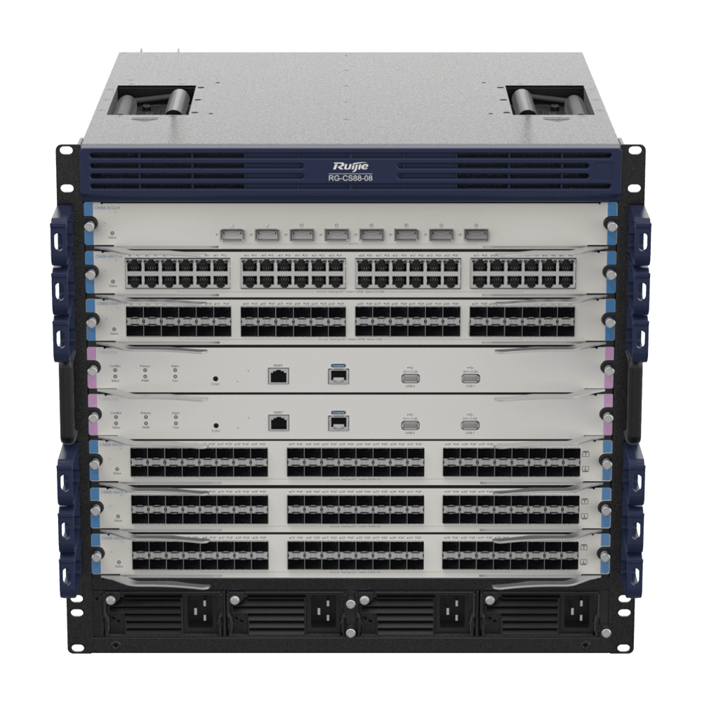 RG-CS88-08 SWITCH CORE L3 CHASSIS P/ 6 TARJETAS Y 2 SUPERVISORES