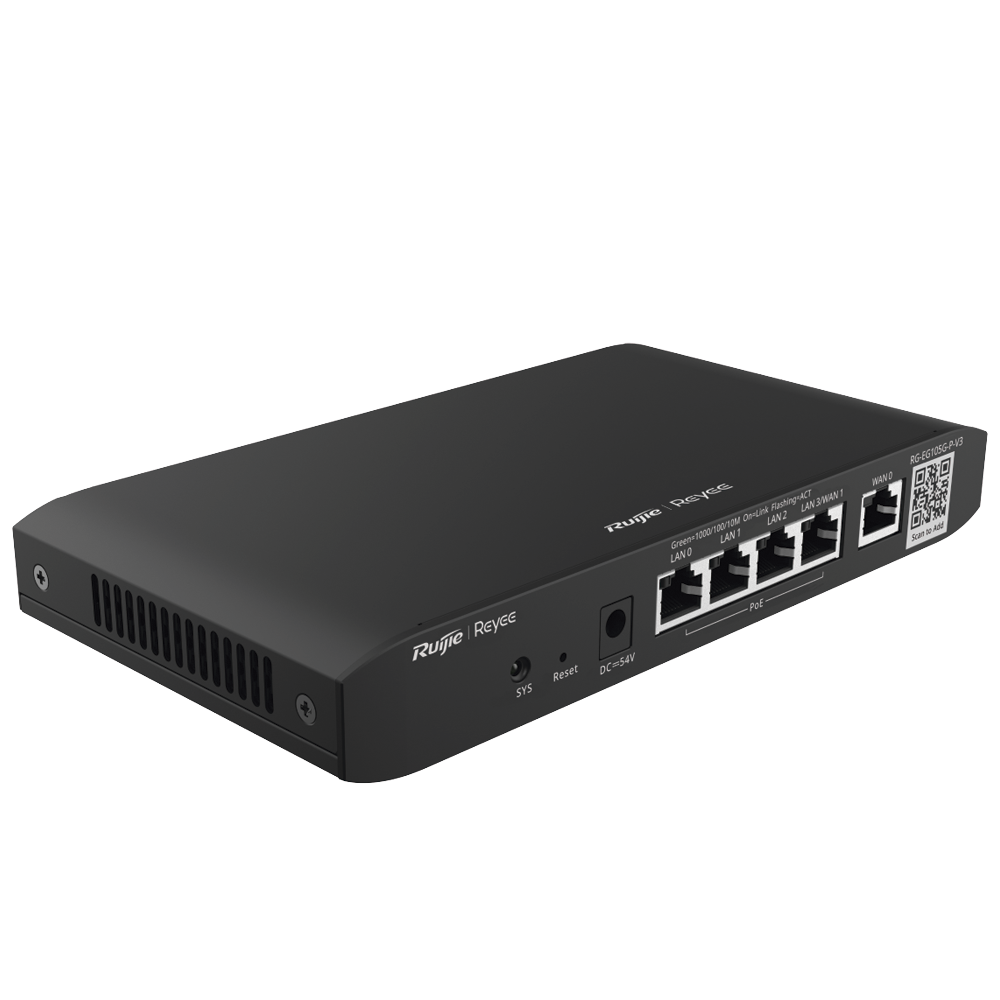 Router Balanceador con Función SD-WAN, PoE+ hasta 54 Watts, Hasta 2 Servicios de Internet y hasta 100 clientes con desempeño de 600 Mbps