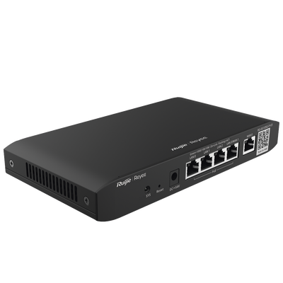 Router Balanceador con Función SD-WAN, POE+ hasta 54w, 3 puertos LAN gigabit, 1 Puerto WAN gigabit y 1 puerto LAN/WAN gigabit configurable, hasta 100 clientes con desempeño de 600 Mbps asimétricos