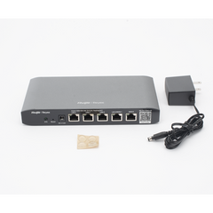 Router Balanceador con Función SD-WAN, 3 puertos LAN gigabit, 1 Puerto WAN gigabit y 1 puerto LAN/WAN gigabit configurable, hasta 100 clientes con desempeño de 600 Mbps asimétricos