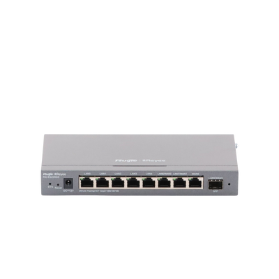 Router Balanceador con Función SD-WAN, 8 puertos gigabit y 1 puerto SFP, soporta 4x WAN configurables, hasta 200 clientes.