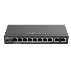 Router Balanceador con Función SD-WAN, PoE+ hasta 110w, 10 puertos gigabit (8 puertos PoE), soporta 4x WAN configurables, hasta 200 clientes con desempeño de 1,000 Mbps