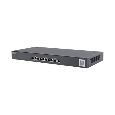 Router Balanceador con Función SD-WAN, 6 puertos LAN  y 3 puertos LAN/WAN gigabit y 1 Puerto WAN gigabit, hasta 350 clientes con desempeño de hasta 1.5 Gbps