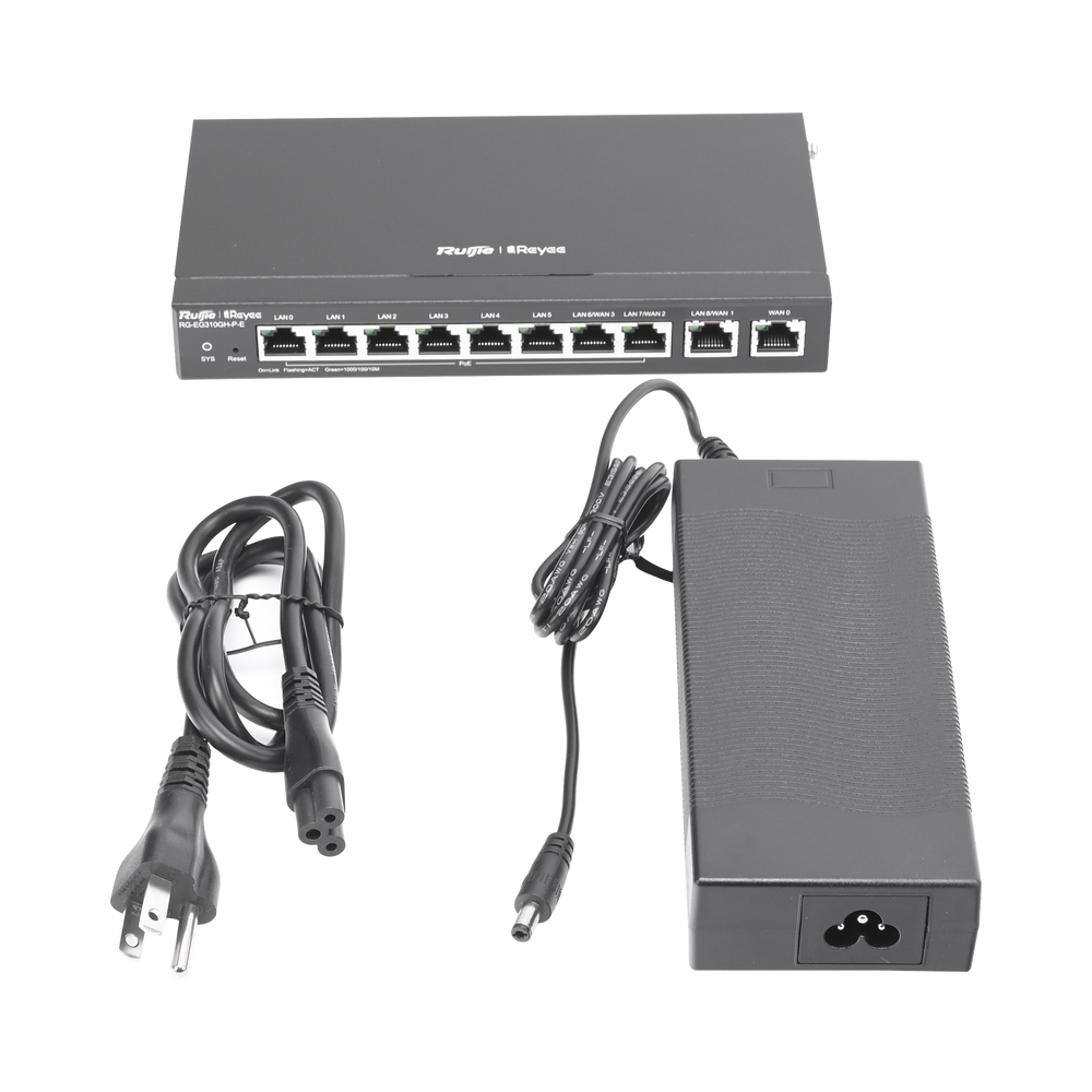 Router Balanceador con Función SD-WAN, PoE+ hasta 110 Watts, Hasta 4 Servicios de Internet y hasta 350 clientes con desempeño de 1.5 Gbps
