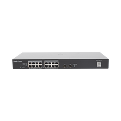 Switch PoE+ No Administrable con 18 Puertos Gigabit y 2 Uplinks Gigabit hasta 247 Watts