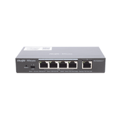 Switch Administrable PoE con 5 puertos Gigabit, 4 PoE 802.3af/at, gestión gratuita desde la nube, 54w
