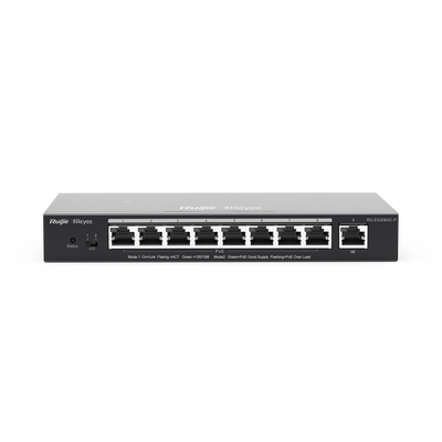 Switch Administrable 8 Puertos PoE+ 802.3af/at Gigabit, gestión gratuita desde la nube, 120w