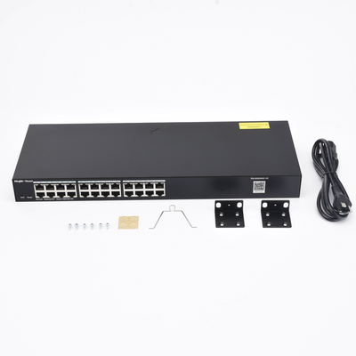 Switch Administrable 24 puertos Gigabit, gestión gratuita desde la nube.