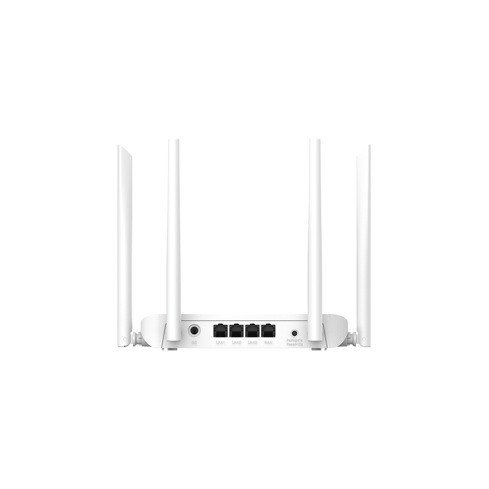 Home Router Inalámbrico Wi-Fi 5 Doble Banda, 1 Puerto Wan 10/100 y 3 Puertos Lan 10/100 Hasta 1,200 Mbps