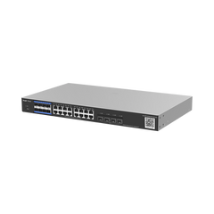 e-Lighten OLT / Switch Hibrido, Capa 3 con 8 Puertos PON 1G, 16  Puertos Ethernet 1G y 4 Puertos SFP+ 10G, perfecto para migrar a Soluciones de Fibra PON hasta 256 ONUs