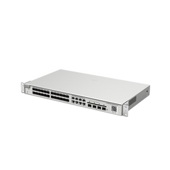 Switch administrable Capa 2+ Plus, 24 puertos SFP con 8 puertos Ethernet Gigabit y 4 SFP+ gestión en la nube
