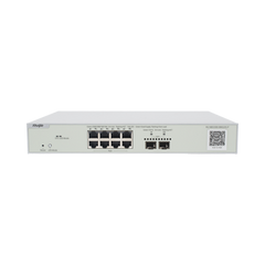 Switch Multi-Gigabit PoE+ Capa 2 con 8 Puertos 2.5G PoE+ hasta 240W y 2 Uplink SFP+ 10G ,Administrable Cloud, Diseñado Para Access Points WiFi 6/7