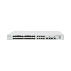 Switch administrable Capa 3, 24 puertos SFP 1G, 8 puertos Ethernet 1G Combo y 4 SFP+ 10G, gestión remota en la nube