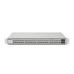 Switch Administrable Capa 3 con 48 puertos Gigabit + 4 SFP+ para fibra 10Gb, gestión gratuita desde la nube