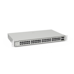 Switch Administrable Capa 3 con 48 puertos Gigabit + 4 SFP+ para fibra 10Gb, gestión gratuita desde la nube