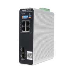 Switch Industrial PoE hasta , Ideal para temperaturas Extremas y protección contra descargas, 1 x PoE++ Port, 3 x PoE+ Ports, and 2 x SFP Uplink Ports