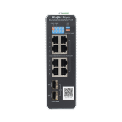 Switch Industrial PoE hasta , Ideal para temperaturas Extremas y protección contra descargas, 1 x PoE++ Port, 7 x PoE+ Ports, and 2 x SFP Uplink Ports