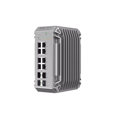 Switch Industrial PoE, Ideal para temperaturas Extremas y protección contra descargas, 8 Puertos Gigabit PoE 802.3 af/at, 4 Puertos SFP Administrable Cloud