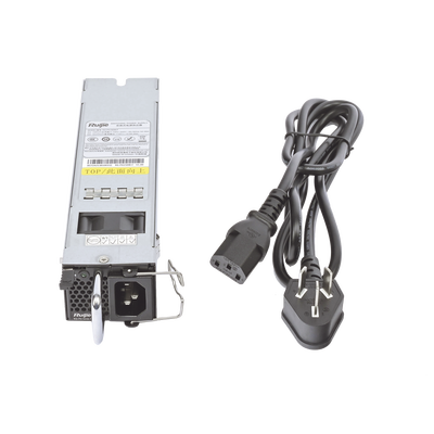 Fuente de Energía Modular, proporciona hasta 150 Watts para Switches Empresariales Ruijie Networks