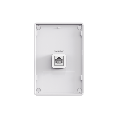 Punto de Acceso Mesh Wi-Fi 6 para interior en pared, hasta 512 usuarios ideal para Hotelería u Oficina.