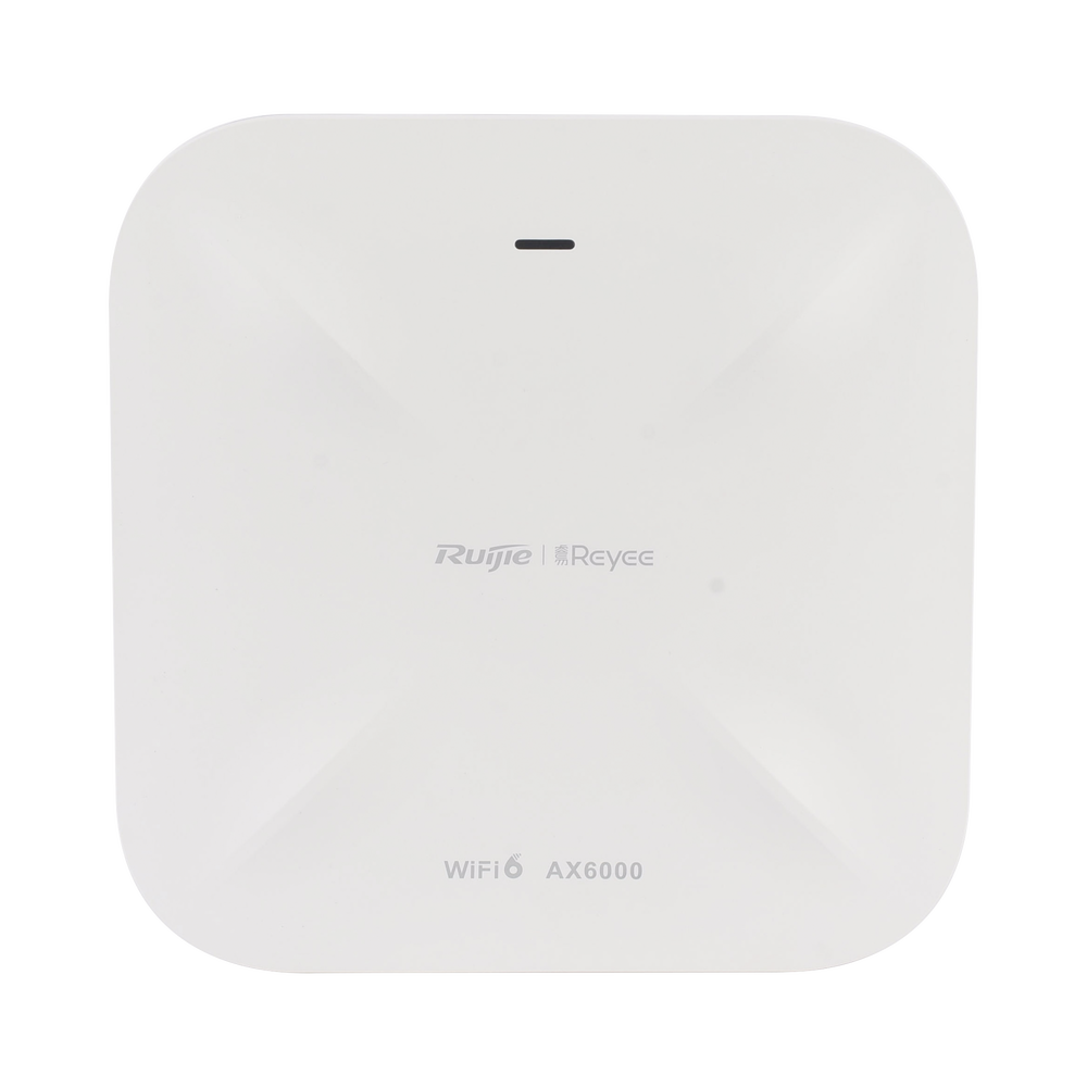 Punto de Acceso Mesh Wi-Fi 6 Industrial para Exterior Omnidireccional 5.95Gbps, MU-MIMO 4x4, 360°, Filtros Anti Interferencia y Auto Optimización con IA, puerto eth 2.5G y SFP