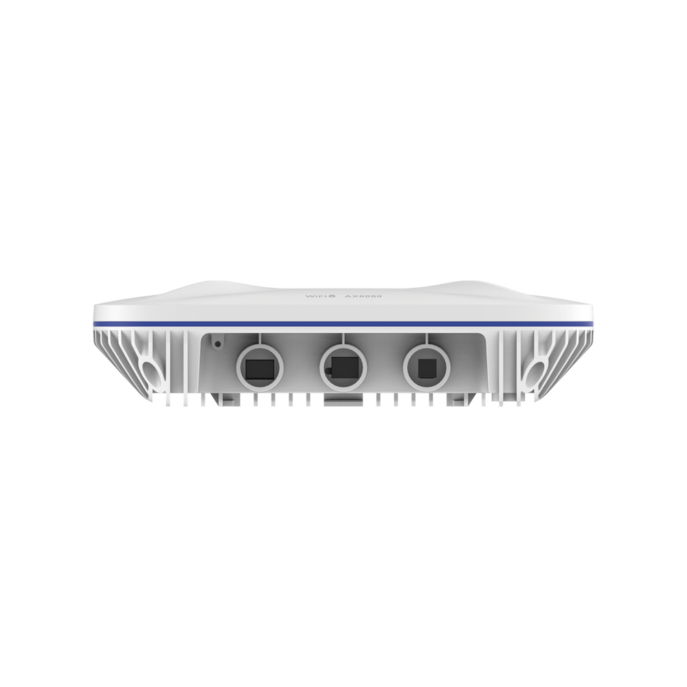 Punto de Acceso Mesh Wi-Fi 6 Industrial para Exterior Sectorial 60°, hasta 5.95 Gbps, MU-MIMO 4x4, Filtros Anti Interferencia y Auto Optimización con IA, puerto eth 2.5G y SFP