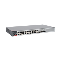 Switch PoE+ Empresarial 370 Watts, Administrable L2+, 24 Puertos Gigabit y 4 Puertos Uplink SFP 2.5G