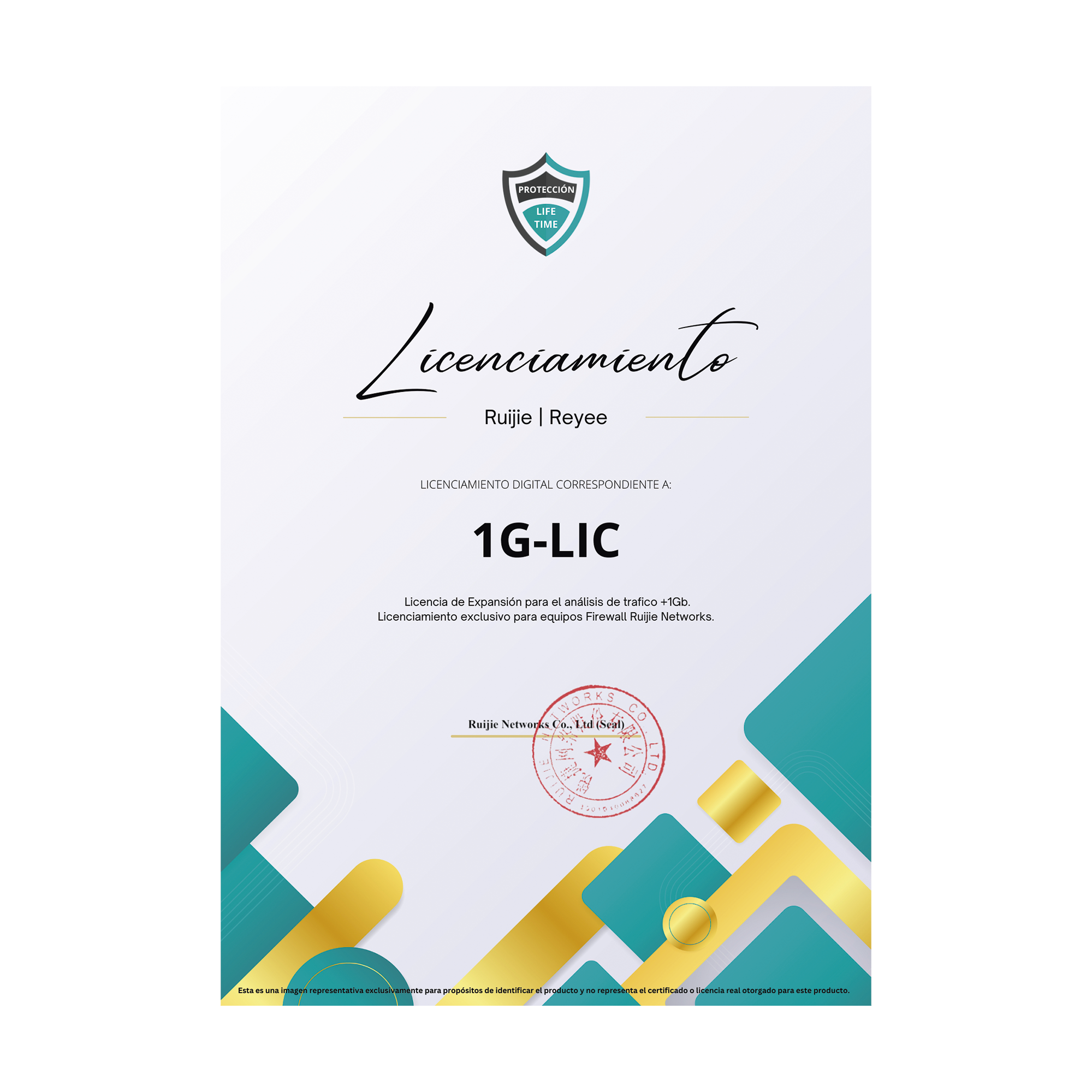 Licencia Perpetua para aumentar en 1Gb el análisis de trafico, Firewall modelo Z3200-S