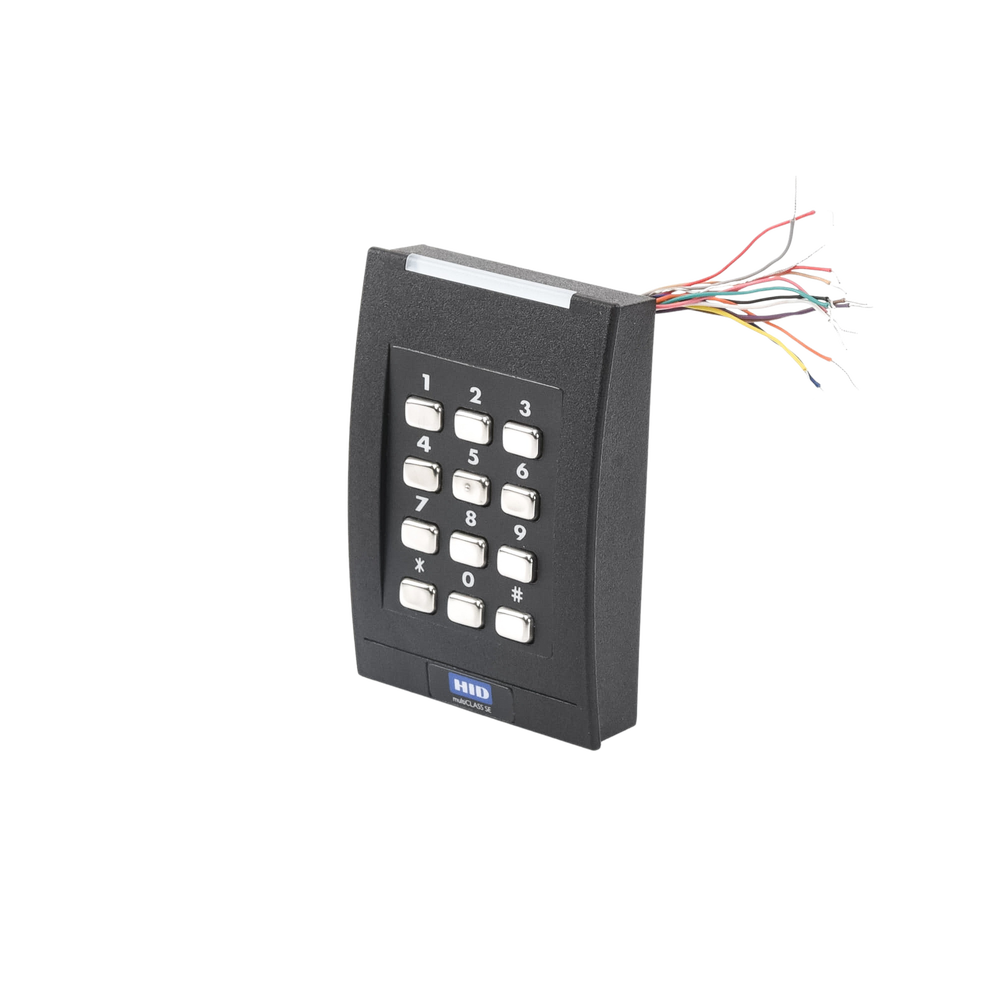 Lector con Teclado 921 PROX HID, EM /iClass SEOS (no clonable) /iClass SE/ iClass SR/ iClass /Mifare Classic, DesFire, Bluetooth/ Garantía de por Vida