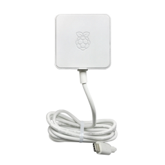 Fuente de Poder Oficial para Raspberry Pi 4 Model B / 5V / 3A / Blanco