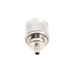 Conector N Macho Inverso de Anillo Plegable para cables RG-58/U, RG-142/U.