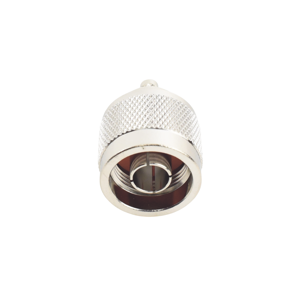 Conector N Macho Inverso de Anillo Plegable para cables RG-58/U, RG-142/U.