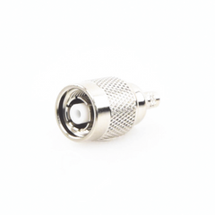 Conector TNC Macho Inverso de Anillo Plegable para Cable RG-142/U, Níquel/ Oro/ Teflón.