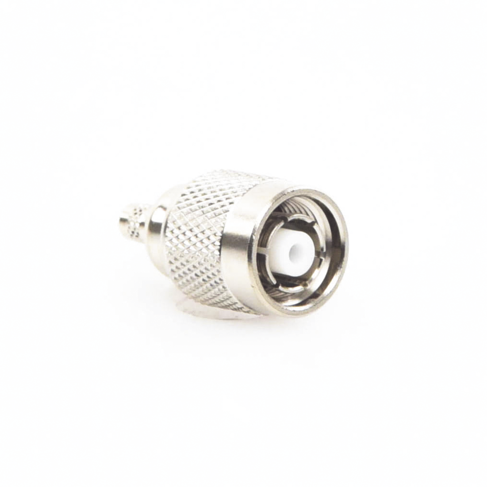 Conector TNC Macho Inverso de Anillo Plegable para Cable RG-142/U, Níquel/ Oro/ Teflón.