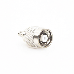 Conector TNC Macho Inverso de Anillo Plegable para Cable RG-142/U, Níquel/ Oro/ Teflón.